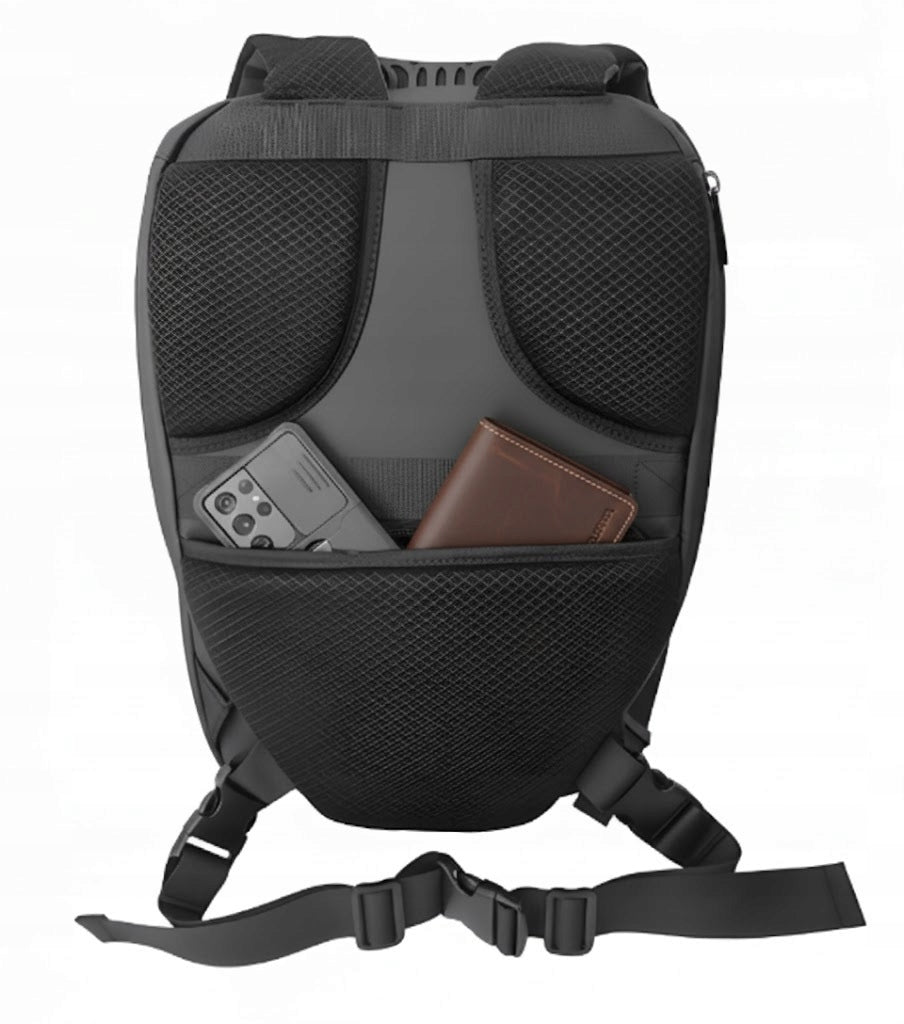 Motorcycle Backpack LED Screen Pixel Art Bluetooth Waterproof Spacious (ZM01) Manufacturer no brand