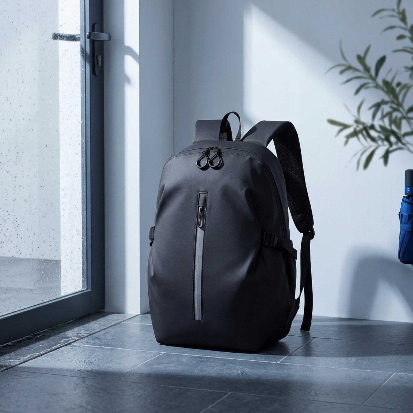Motorcycle Bag with Reflective Stripe Streamlined Motorcycle Backpack Roomy Manufacturer no brand