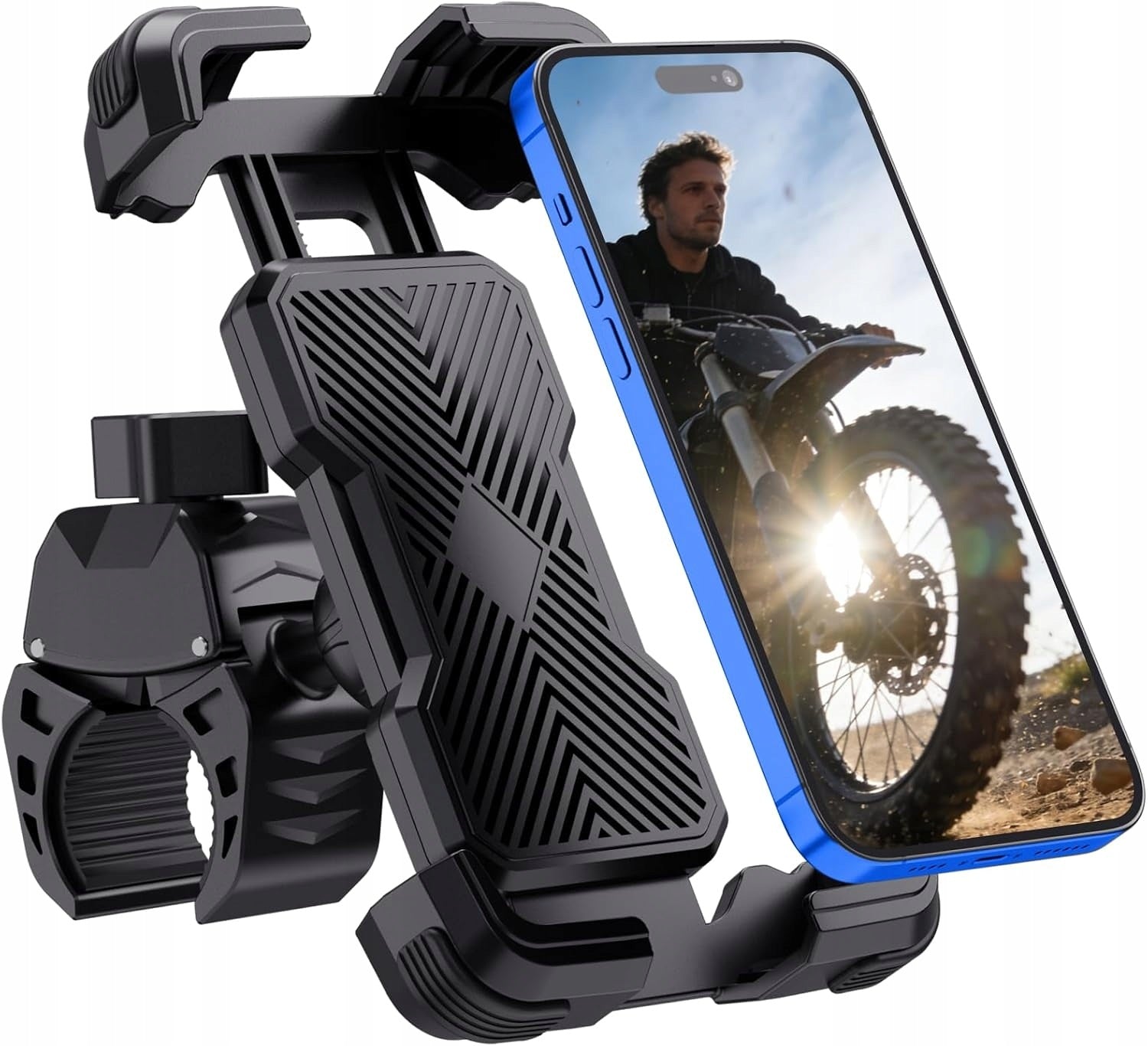Motorcycle Bicycle Phone Holder Rotary 360 Universal4,7-7,2 inch