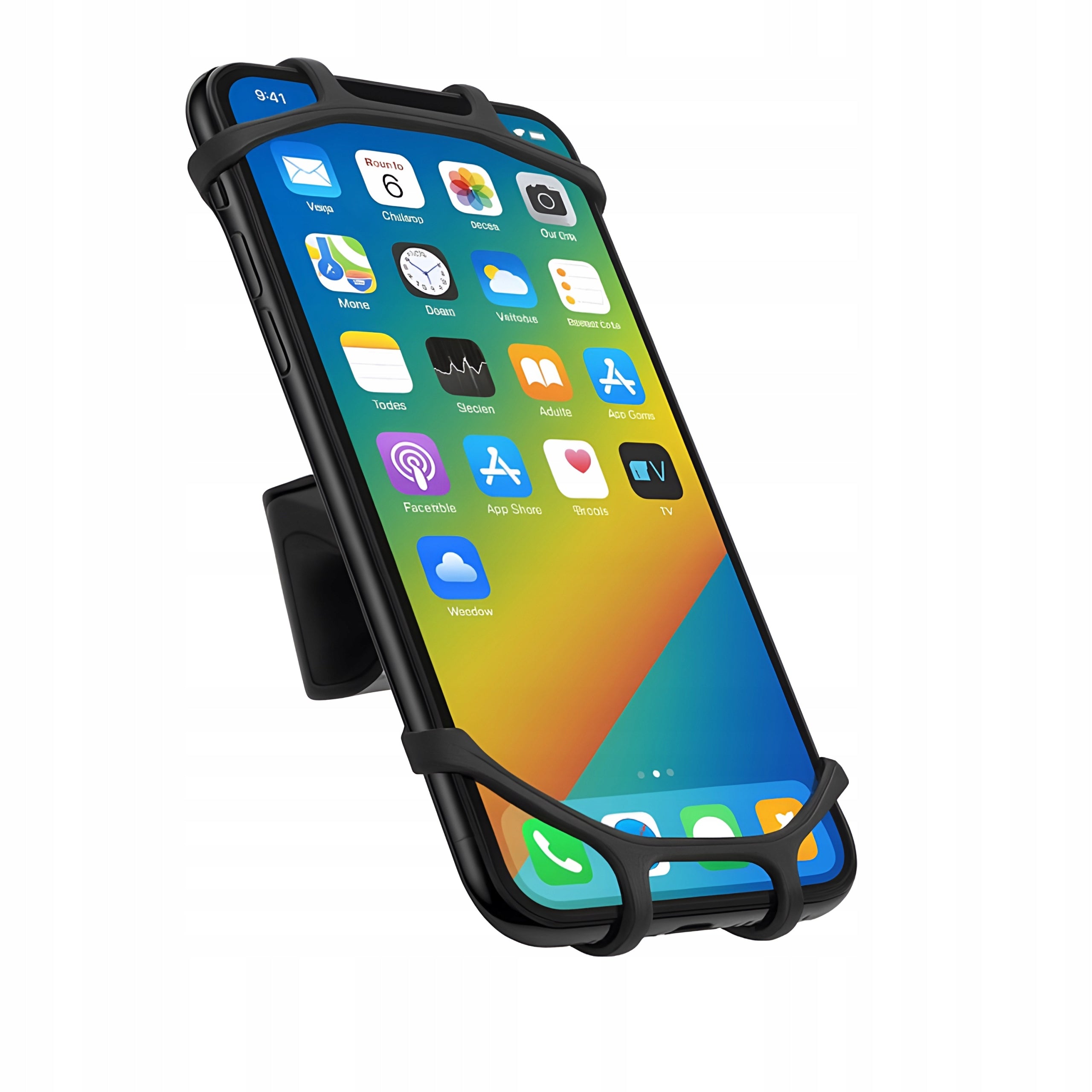 Motorcycle Bike Phone Holder For Steering Wheel Universal Silicone Model 0024