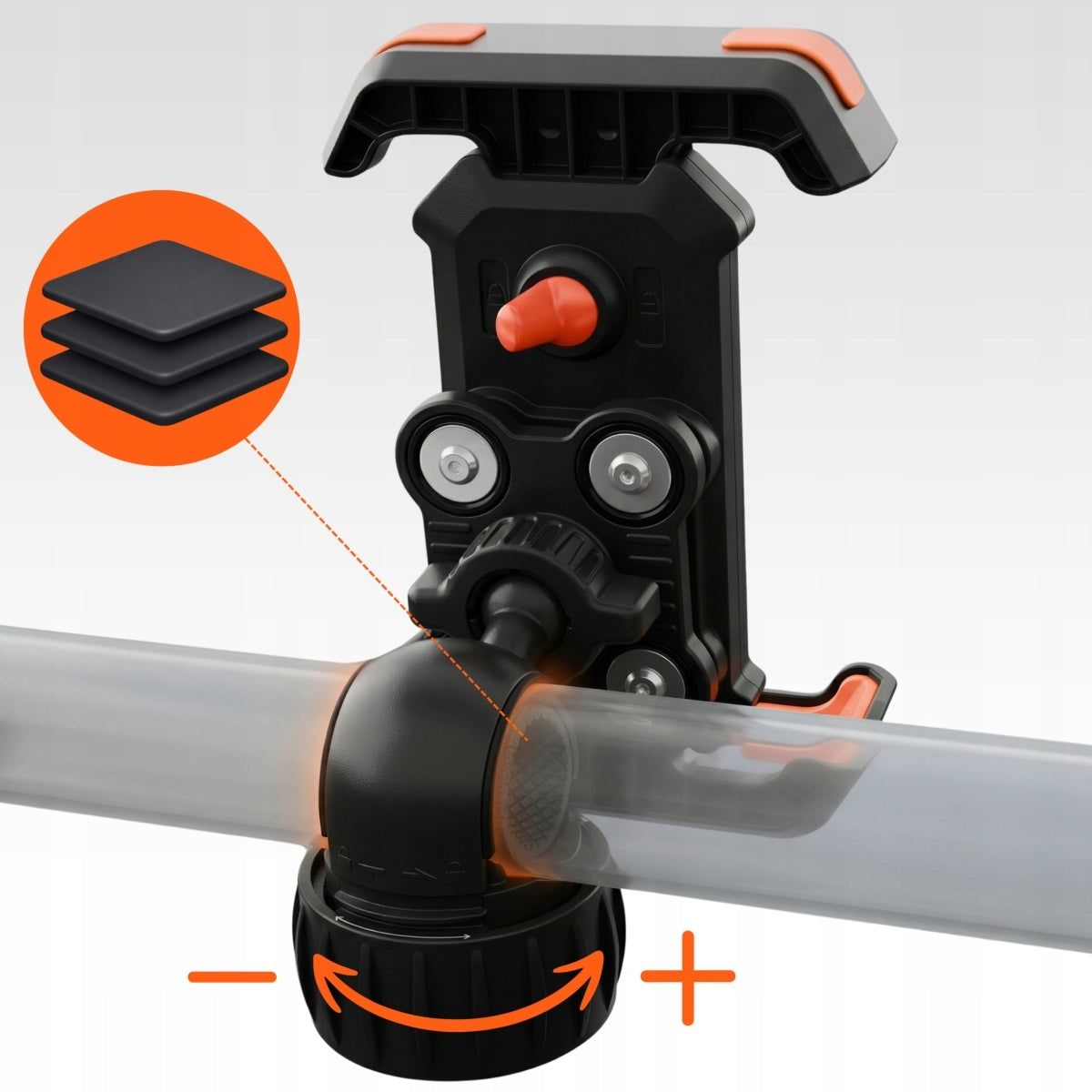Motorcycle Bike Phone Holder for Bike Anti-Vibration Shock Absorption Customs tariff code 87149990