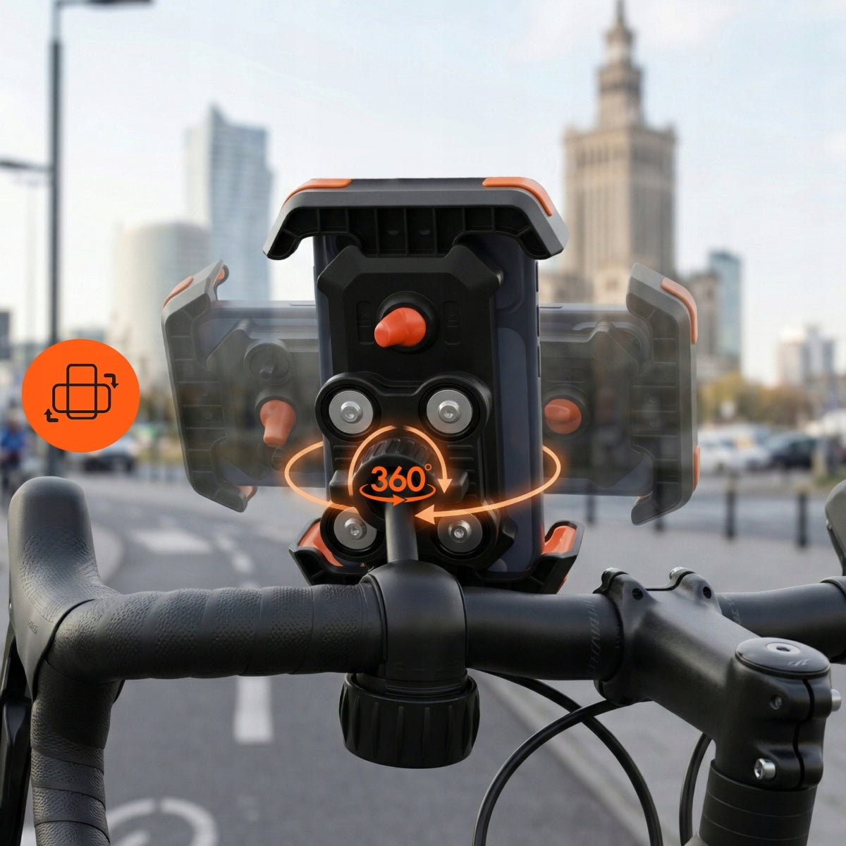 Motorcycle Bike Phone Holder for Bike Anti-Vibration Shock Absorption For mobile