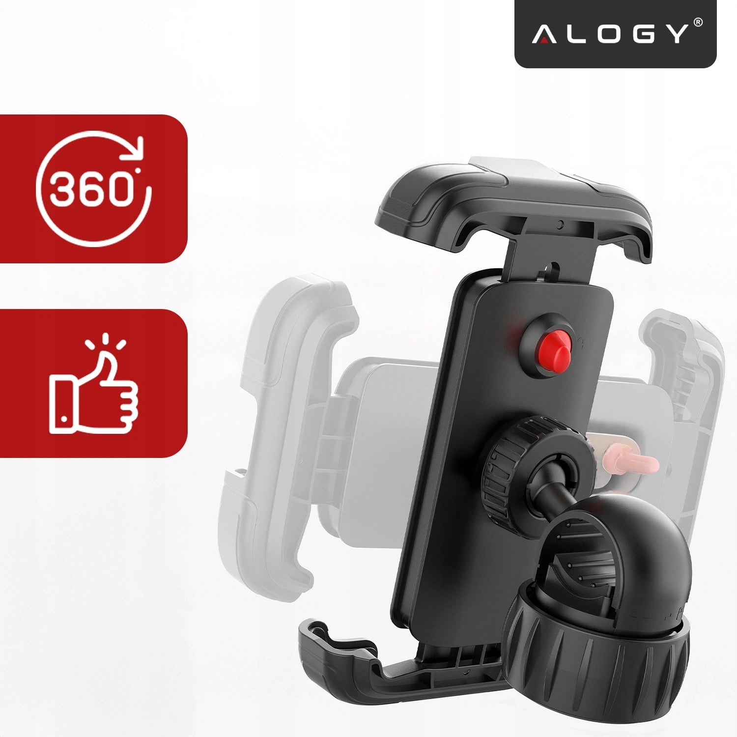 Motorcycle Bike Phone Holder for Bike Handlebar Shockproof Product weight with unit packaging 0.2 kg