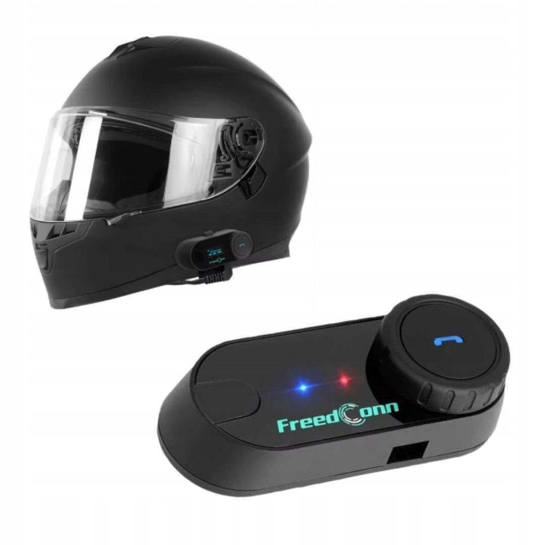 Motorcycle Bluetooth Intercom for Helmet Intercom FM Radio Packaging status original