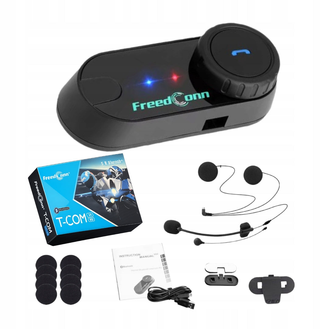 Motorcycle Bluetooth Intercom for Helmet Intercom FM Radio