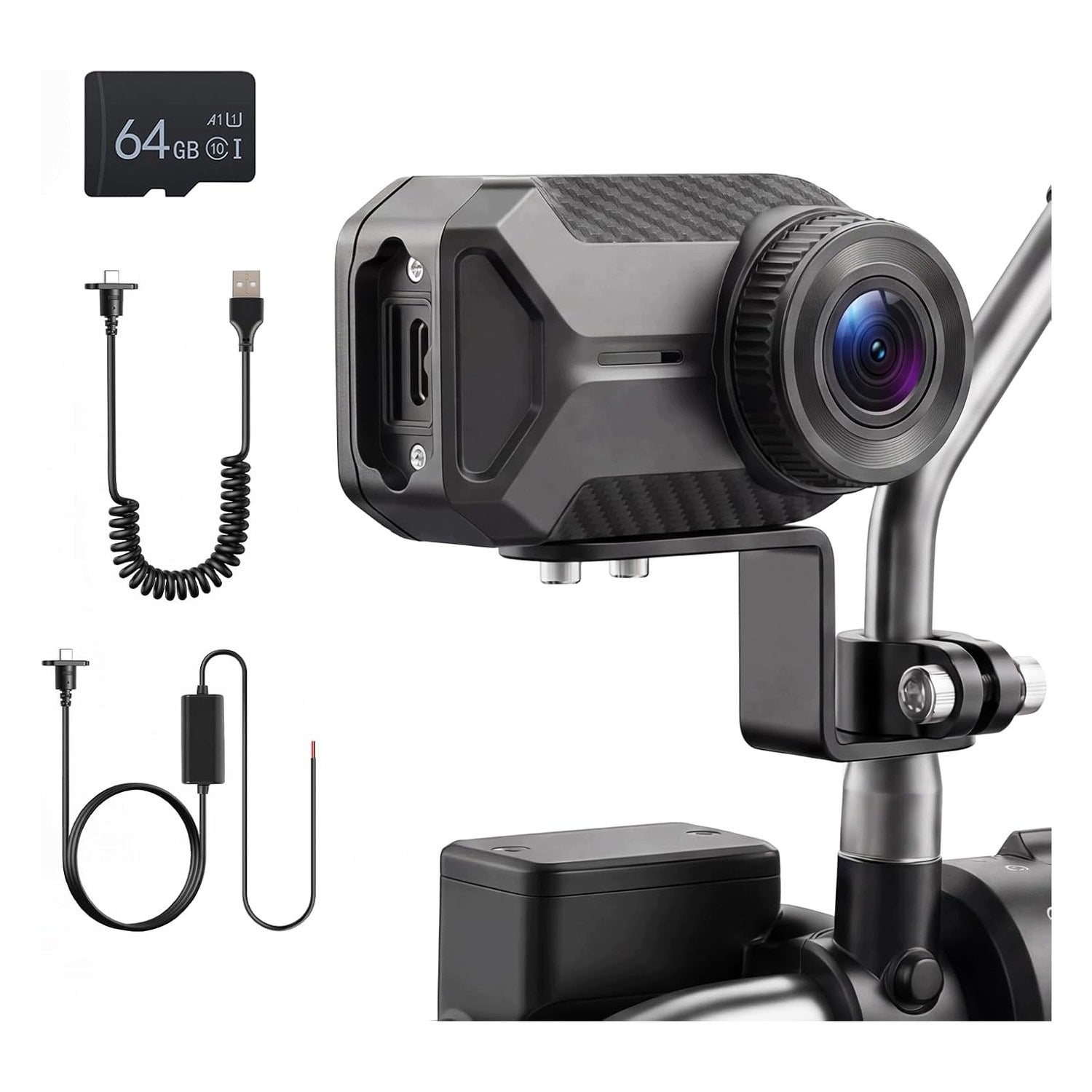Motorcycle Camera 1080P Full HD Compact Waterproof IP66
