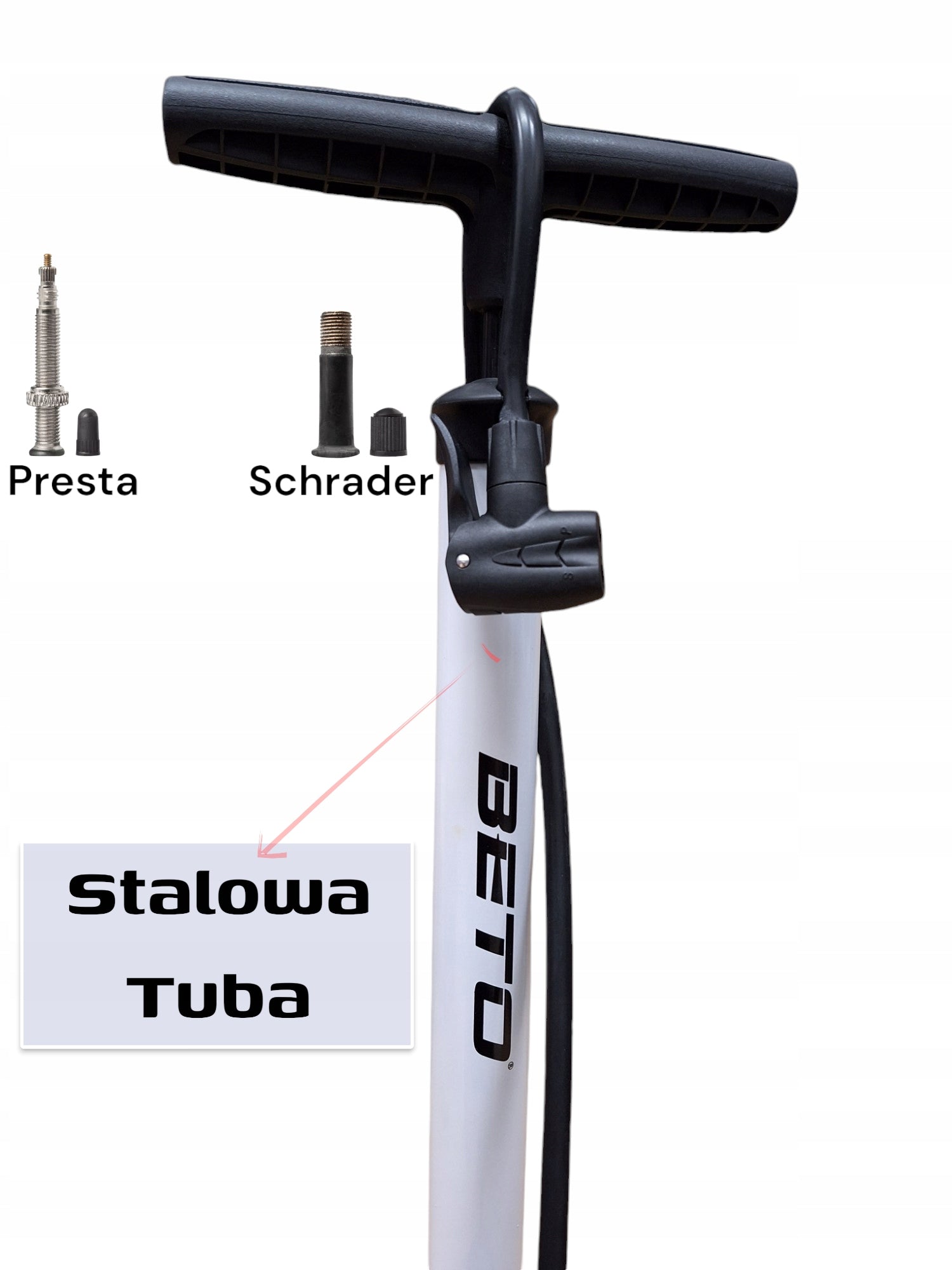 Motorcycle Car Bicycle Pump Tubliss Steel Floor Pressure Gauge Packaging status original