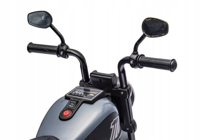 Motorcycle Chopper FASTER Grey Brand Ramiz