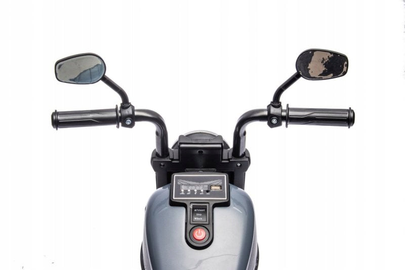 Motorcycle Chopper FASTER Grey