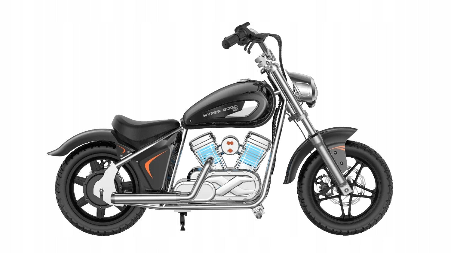 Motorcycle Electric Bike M5 Black Hyper GoGo BLACK up to 80 kg