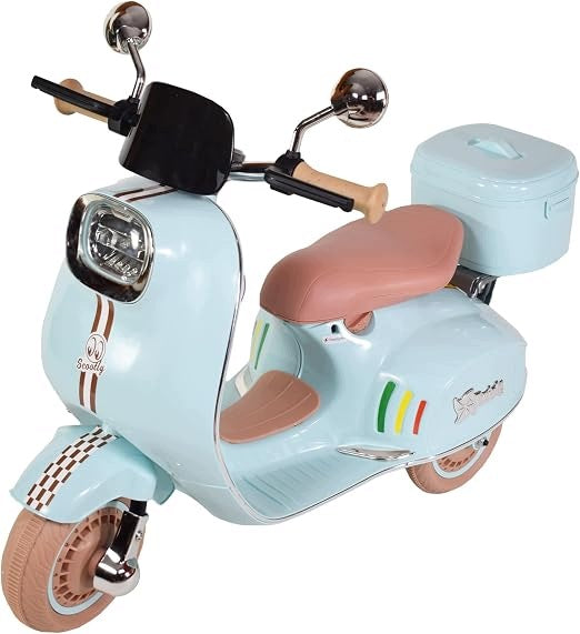 Motorcycle Electric Scooter for Kids Twinly Remote Control Bluetooth LED 3+