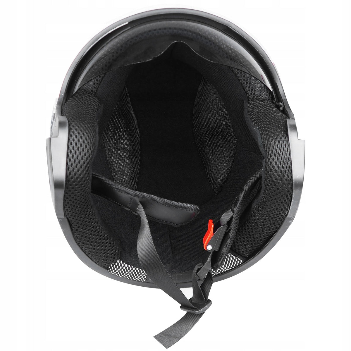 Motorcycle HELMET OPEN JET MAT Black Red BLENDA SCOOTER CHOPPER L 59-60cm EAN (GTIN) 5900802689272