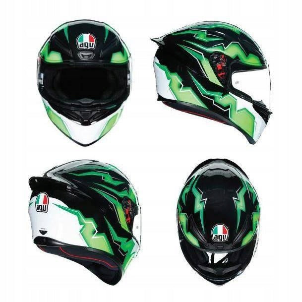 Motorcycle Helmet AGV K1 S Kripton Black/Green L Size L