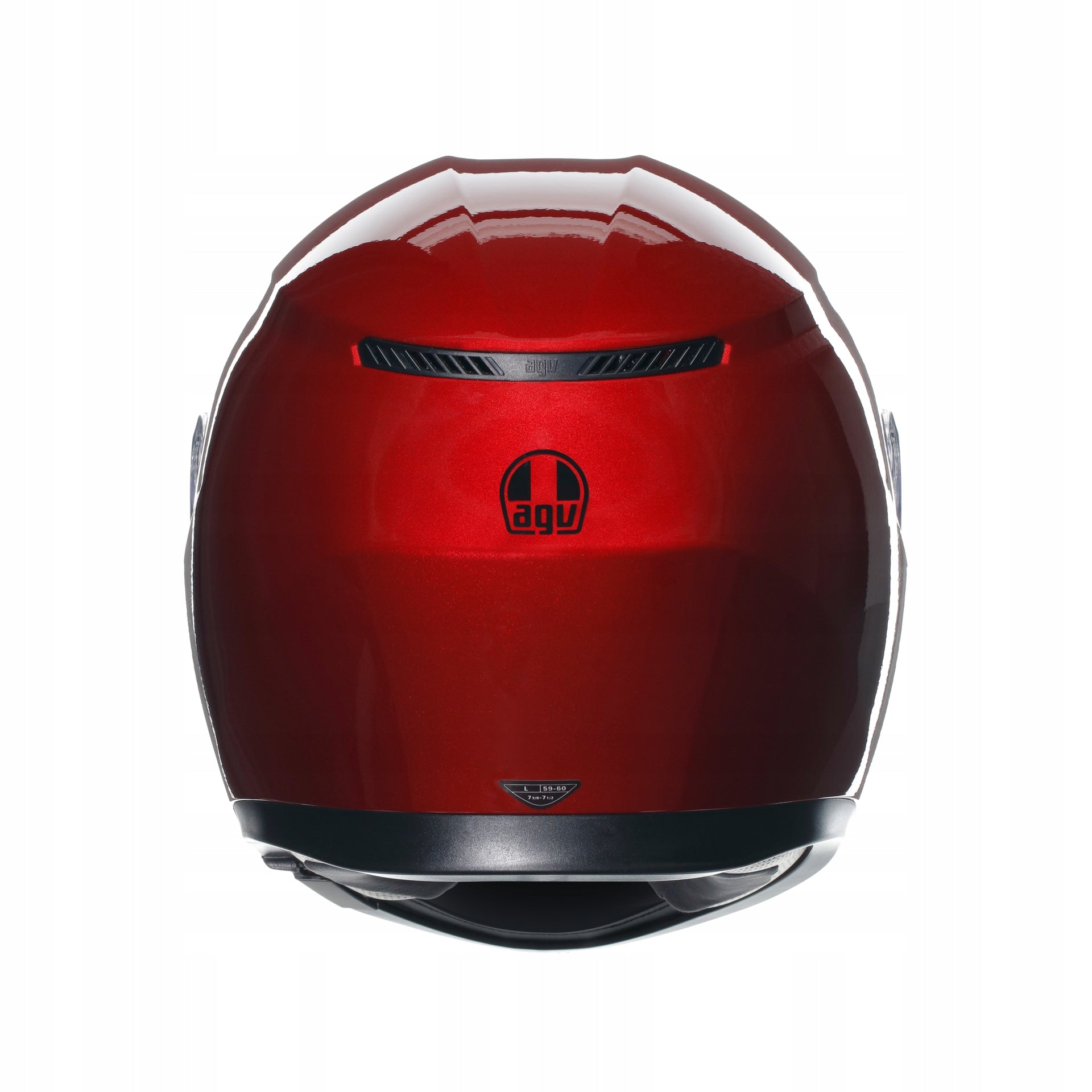 Motorcycle Helmet AGV K3 Red L Visor Features double glass enhanced scratch resistance integrated sun visor