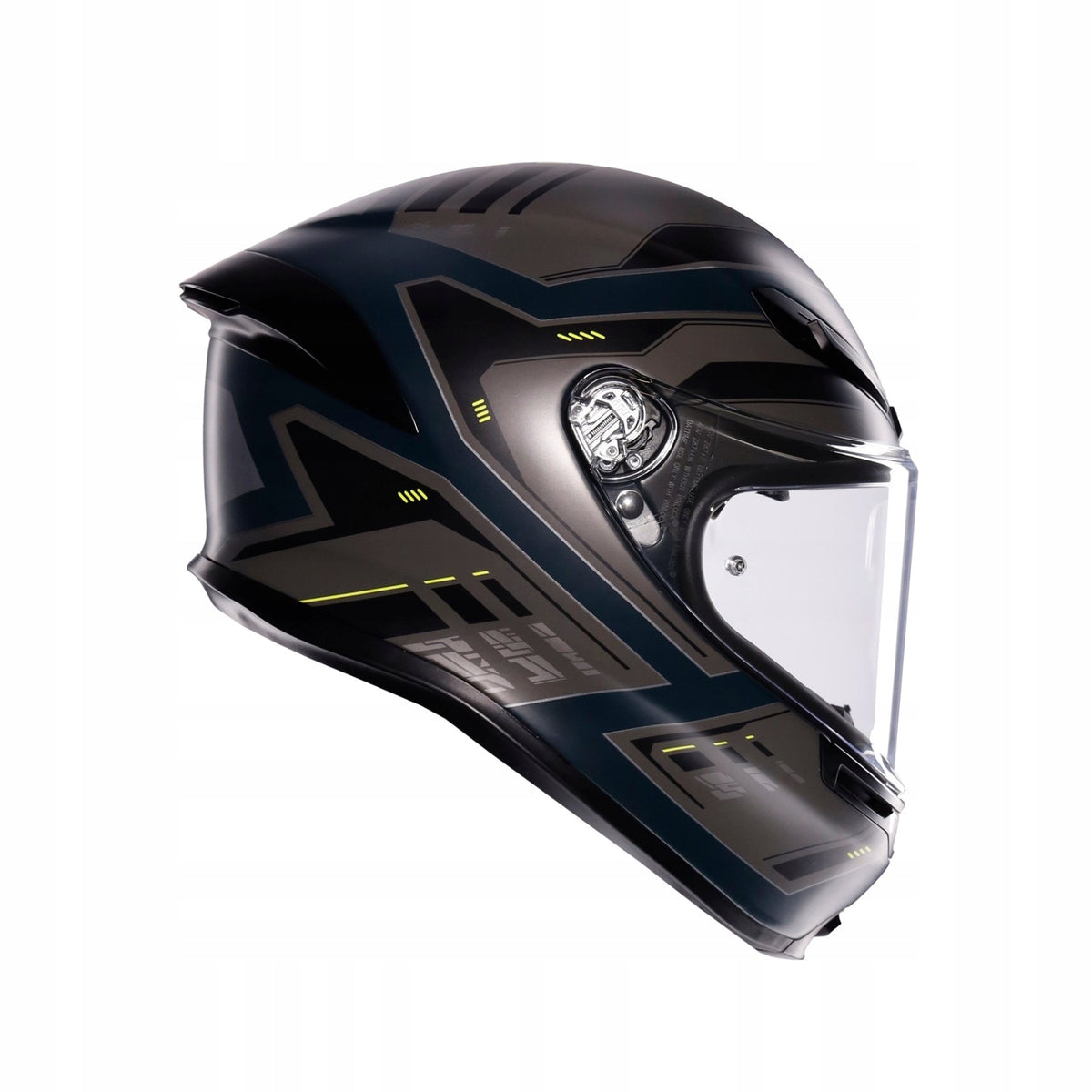 Motorcycle Helmet AGV K6 S Enhance Grey/Yellow-Fluo L Manufacturer AGV