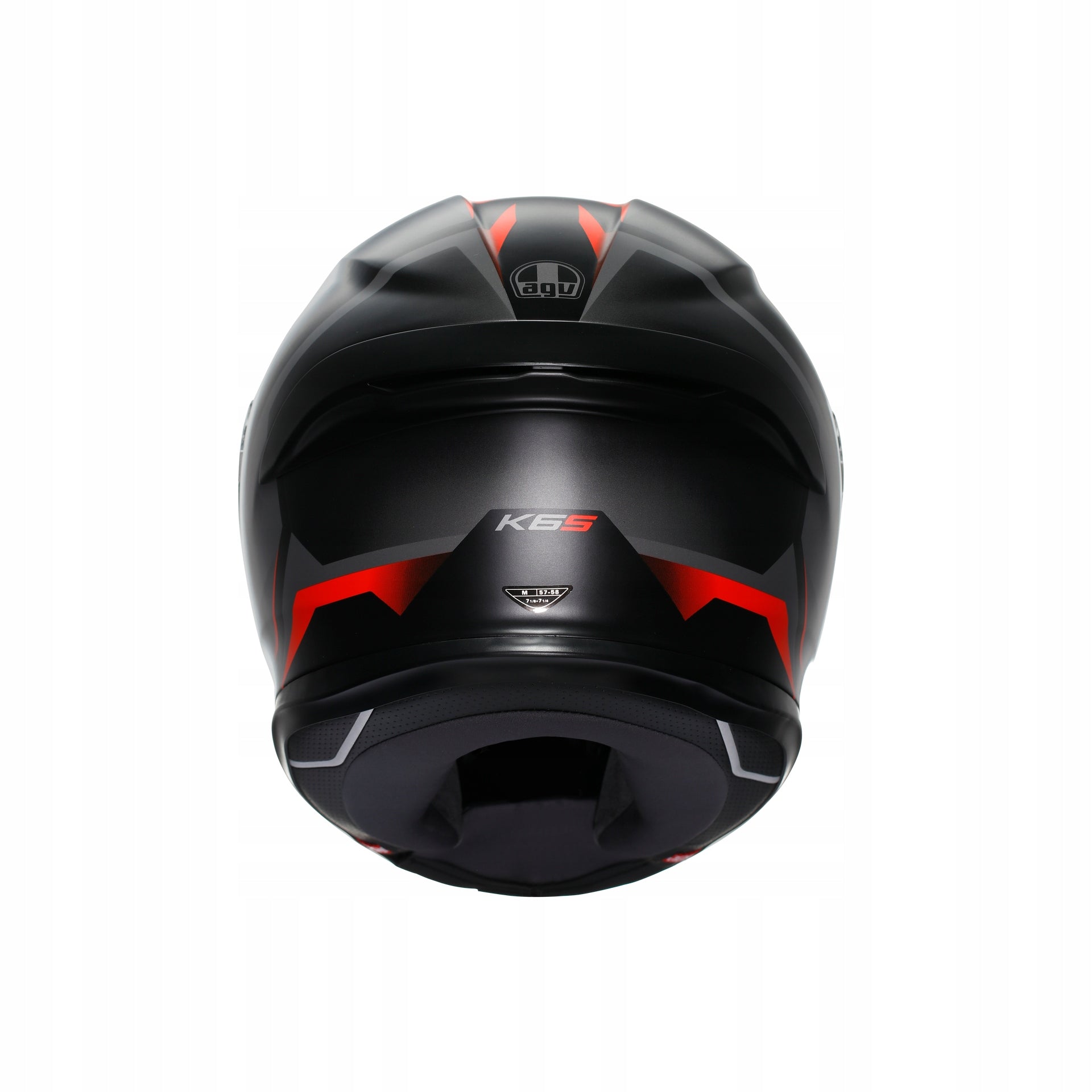 Motorcycle Helmet AGV K6 S Karve Black/Grey/Red Mat L Manufacturer AGV