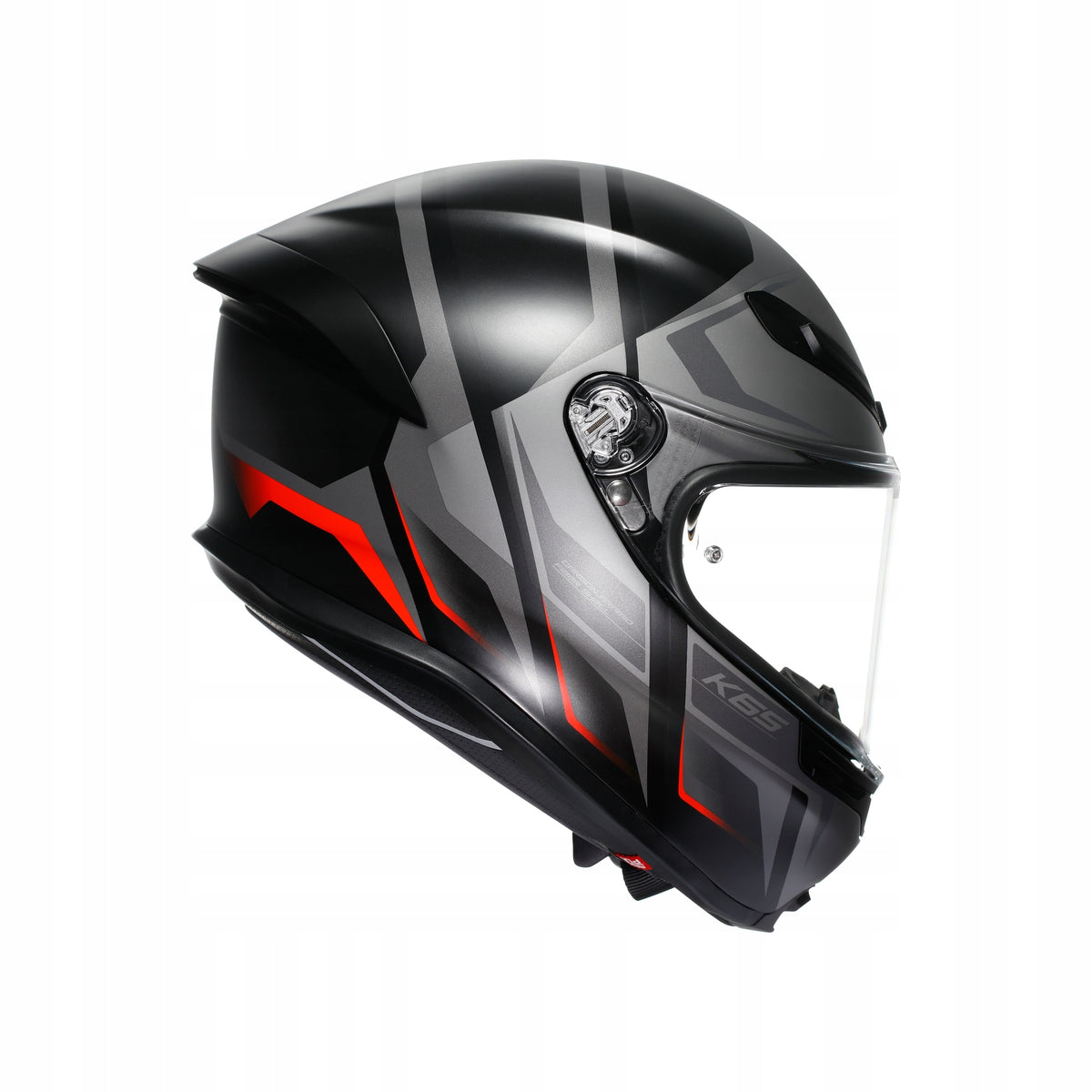 Motorcycle Helmet AGV K6 S Karve Black/Grey/Red Mat L Size L