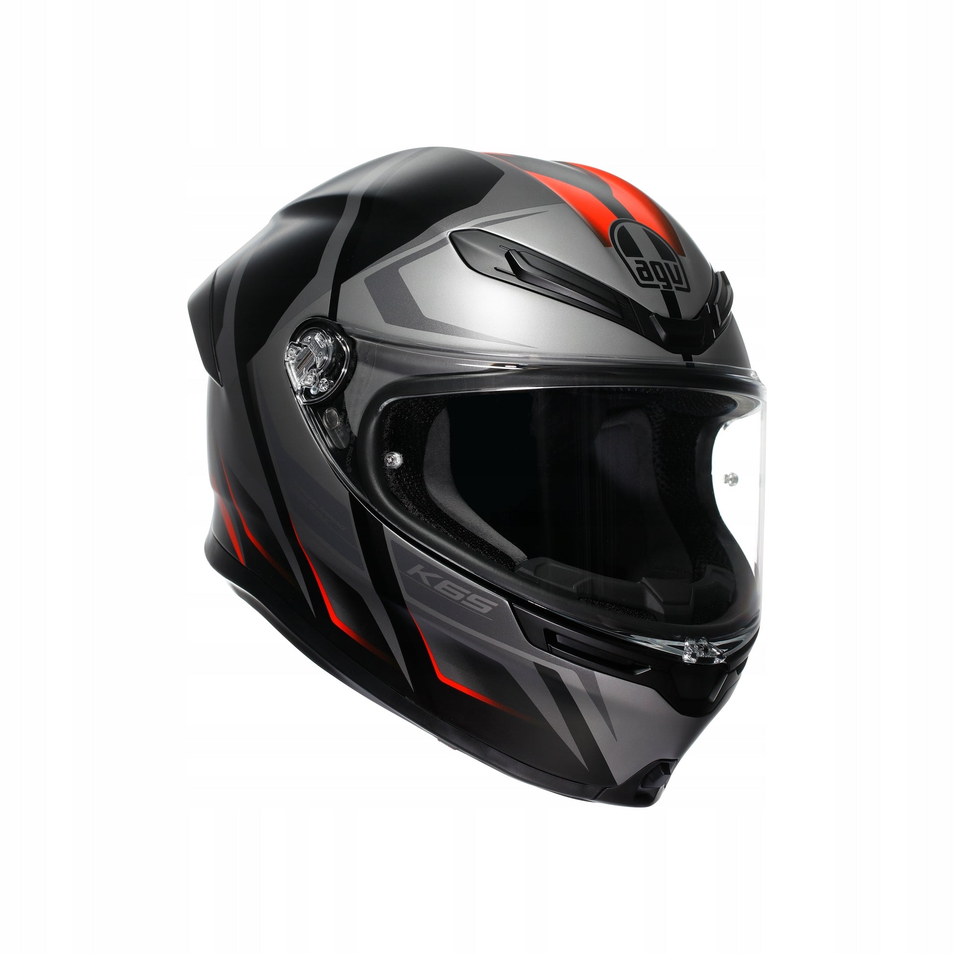 Motorcycle Helmet AGV K6 S Karve Black/Grey/Red Mat L