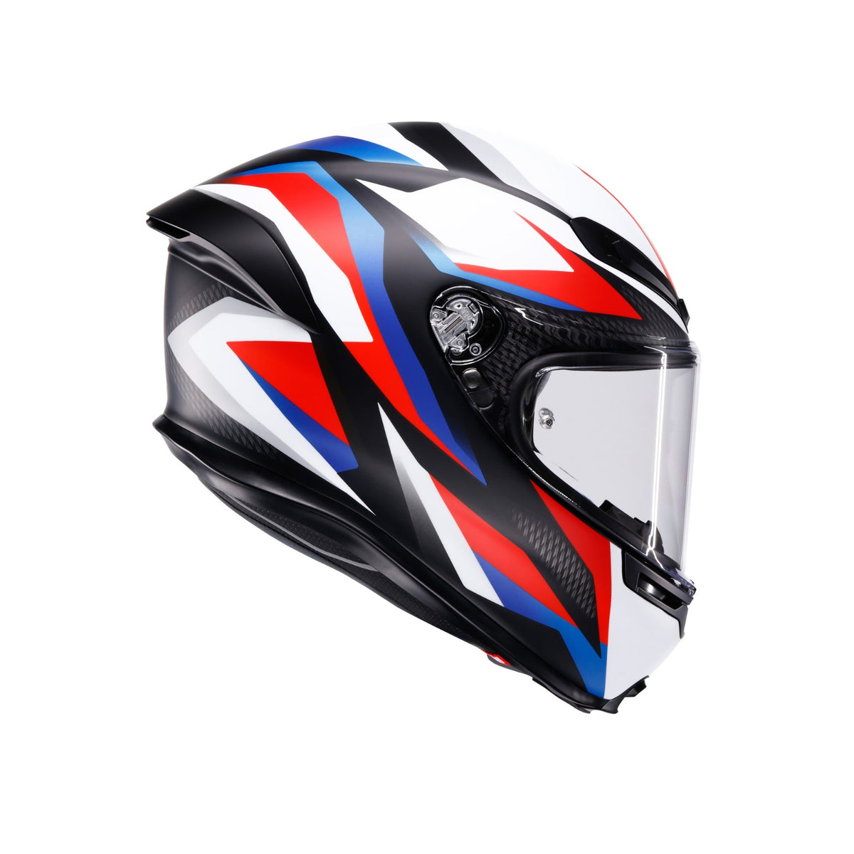 Motorcycle Helmet AGV K6 S Timewarp Black/Red/Blue Mat S Manufacturer AGV