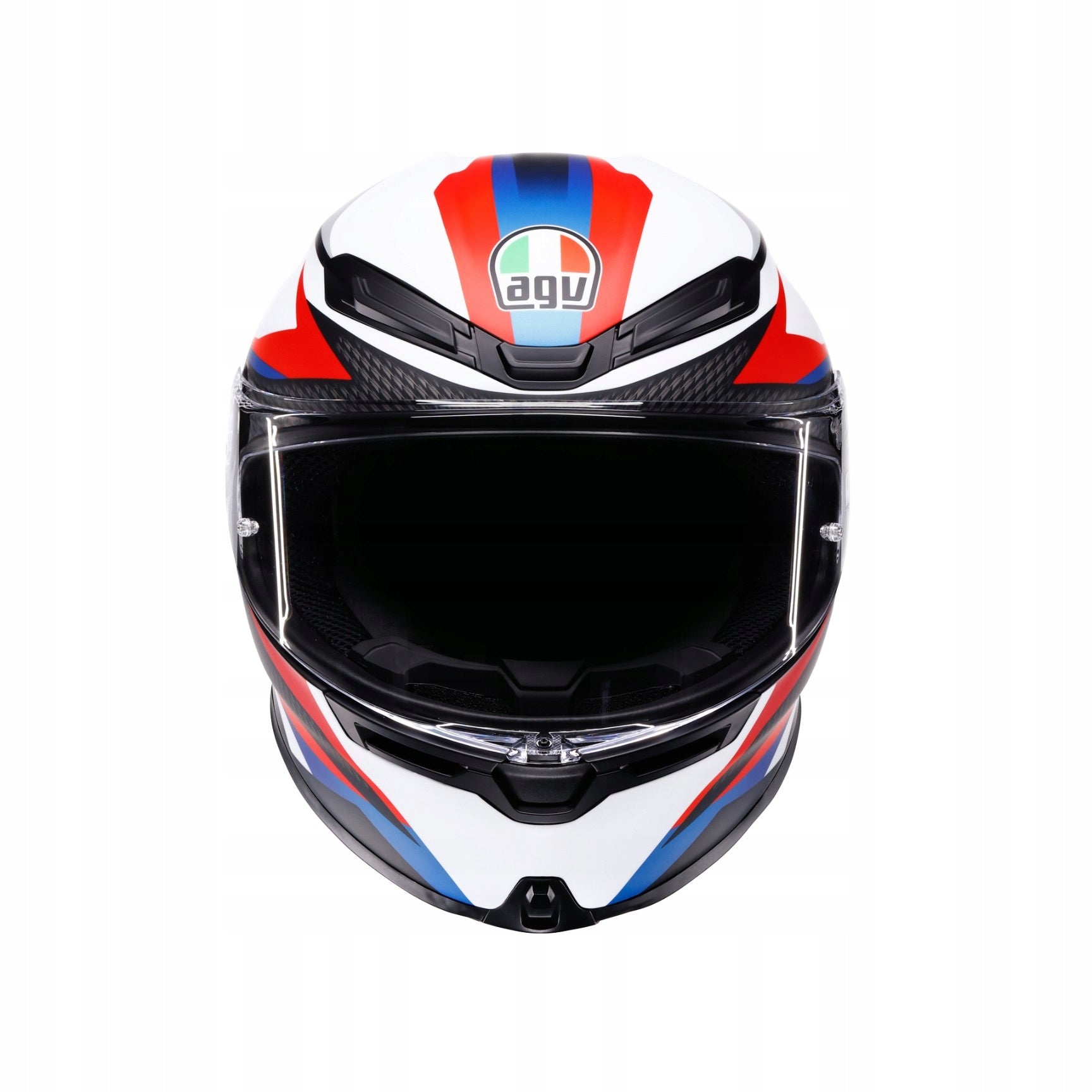 Motorcycle Helmet AGV K6 S Timewarp Black/Red/Blue Mat S Size S