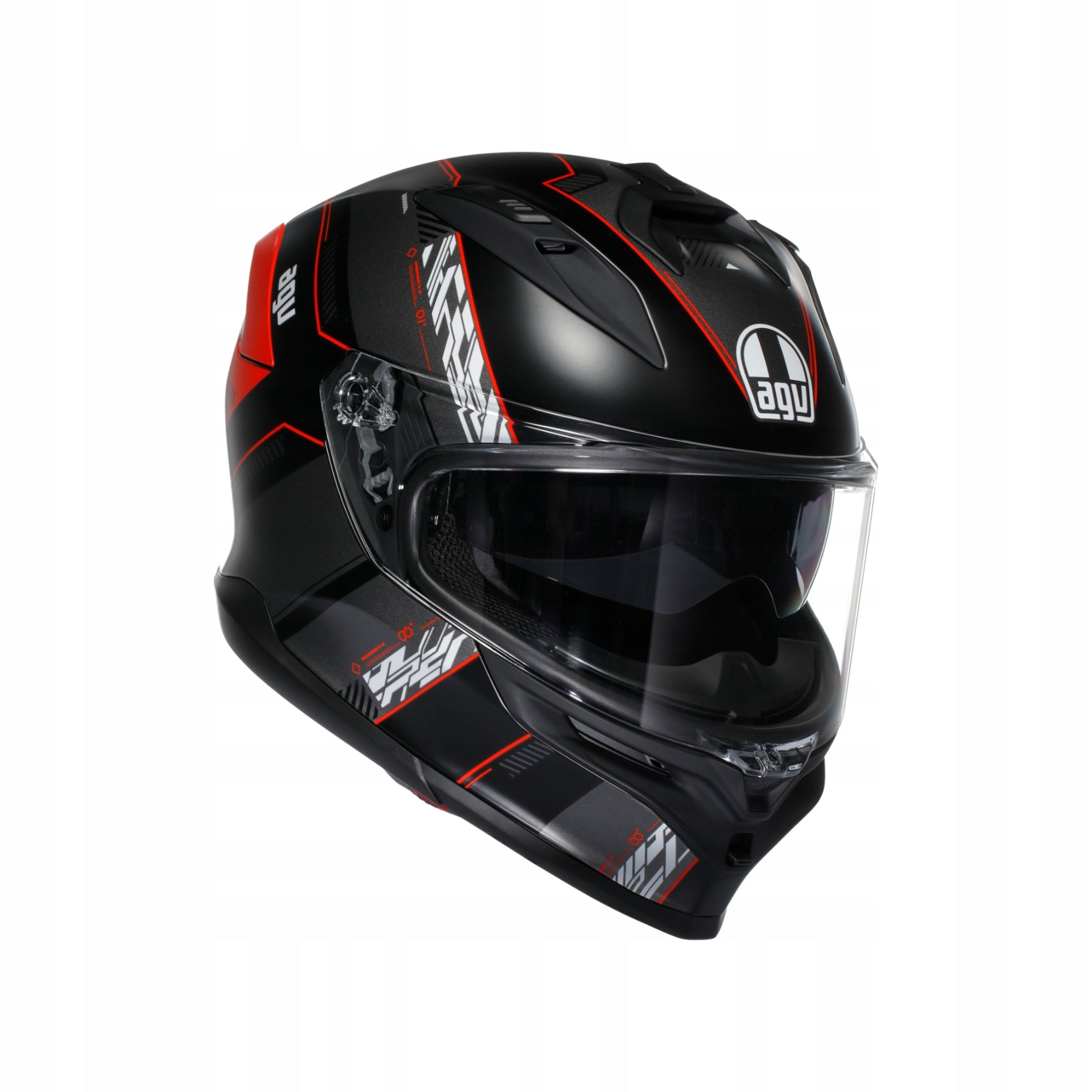 Motorcycle Helmet AGV K7 Kyber Black/Red S