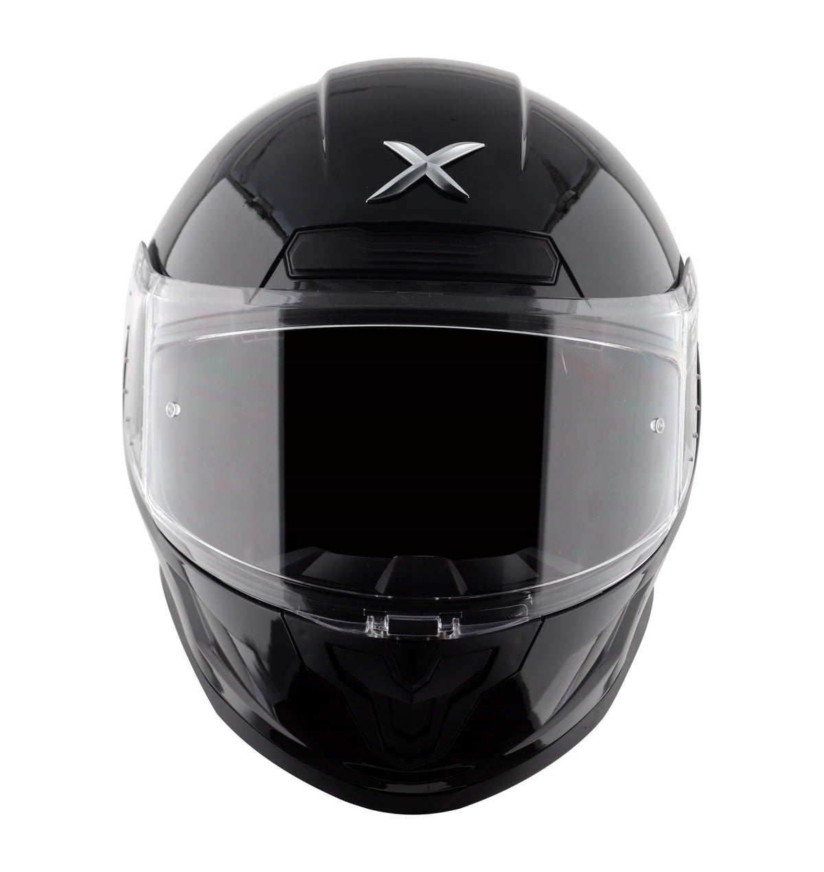 Motorcycle Helmet AXOR Saber Black + Crossbody Bag, Size M Packaging status original