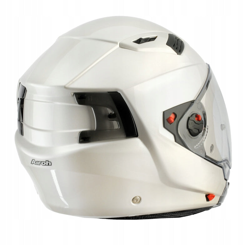 Motorcycle Helmet Airoh Executive White Gloss XL Size XL