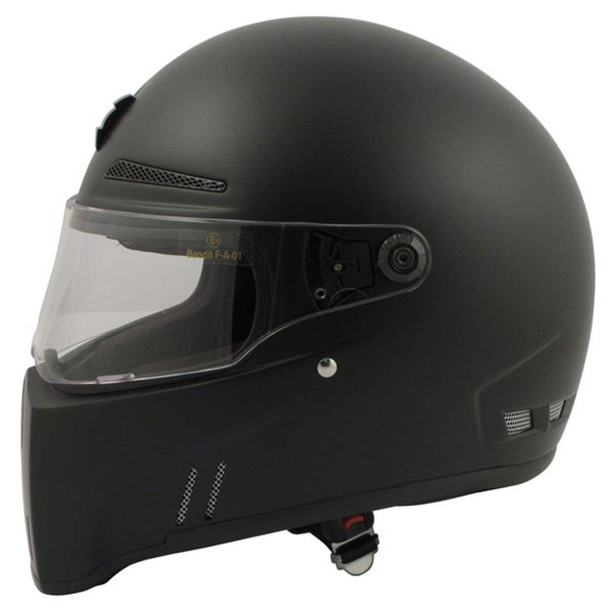 Motorcycle Helmet Bandit Alien II Dull Black L Size L