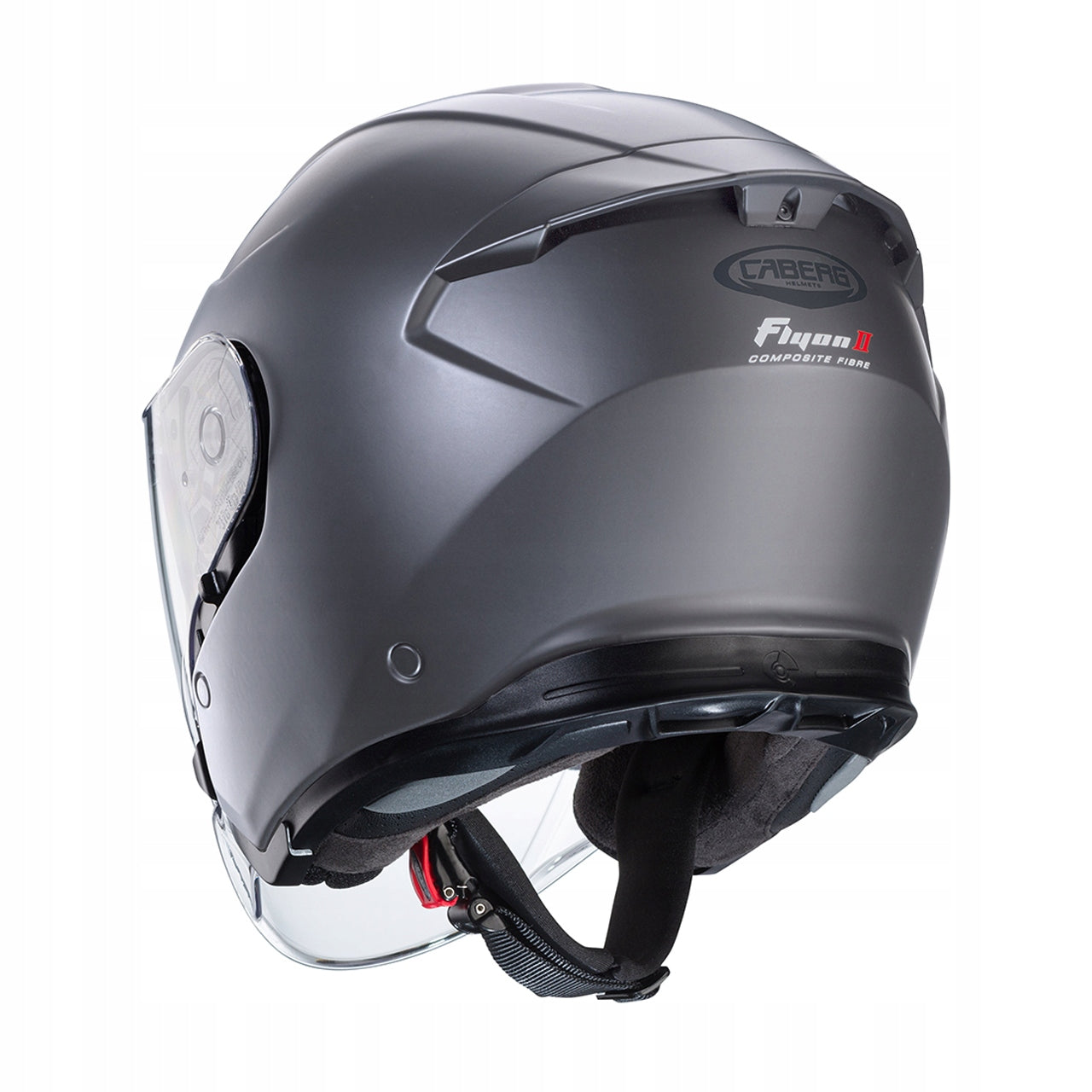 Motorcycle Helmet Caberg Flyon II Solid Grey Mat Size M Manufacturer's catalog number C4HA60K6/M