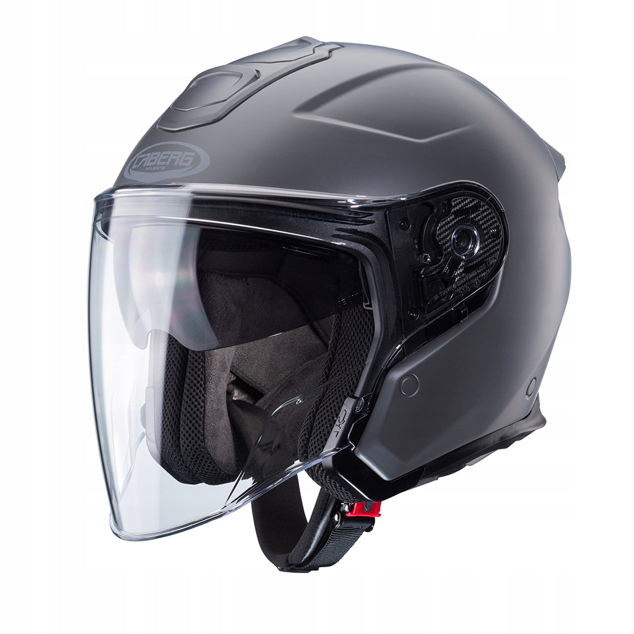 Motorcycle Helmet Caberg Flyon II Solid Grey Mat Size M