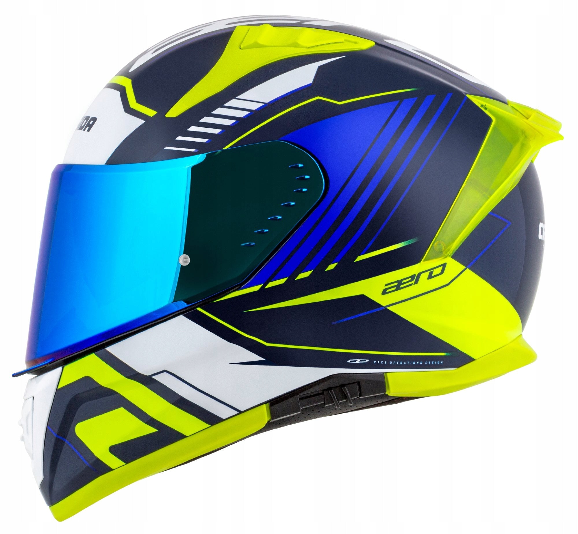 Motorcycle Helmet Cassida Aero Aerodynamic Spoiler 2 Window Pinlock System Manufacturer's catalog number M140-1872-XS