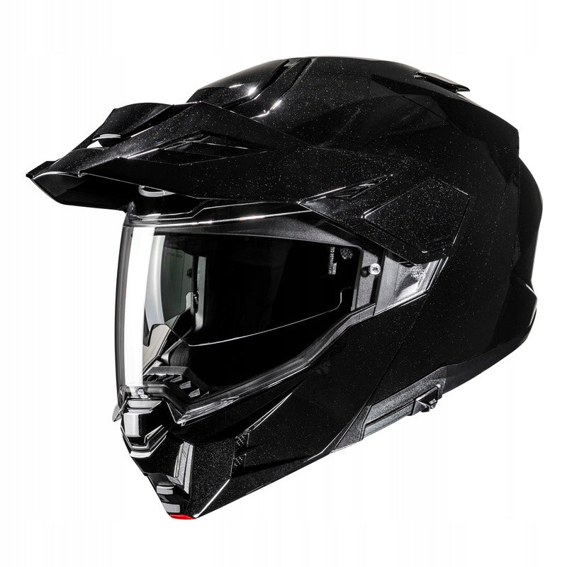 Motorcycle Helmet Dual Sport (Flip-Up) HJC i80 Metal Black L