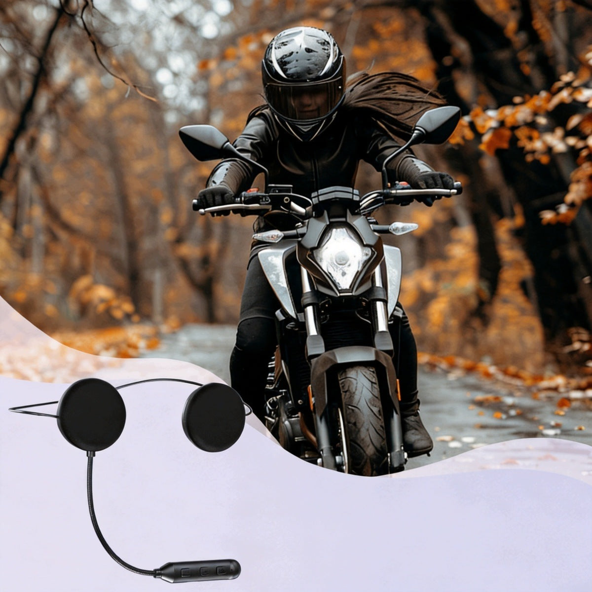 Motorcycle Helmet Headphones, Noise Cancelling, Handsfree Manufacturer no brand