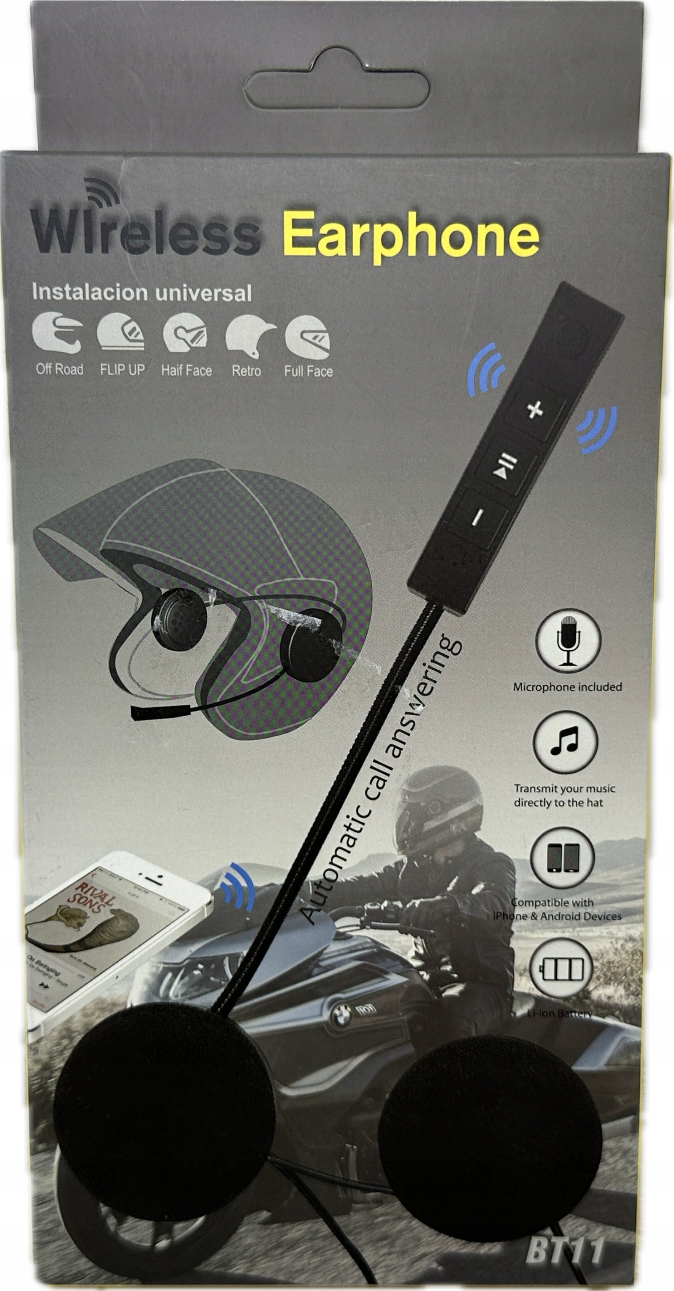 Motorcycle Helmet Headphones