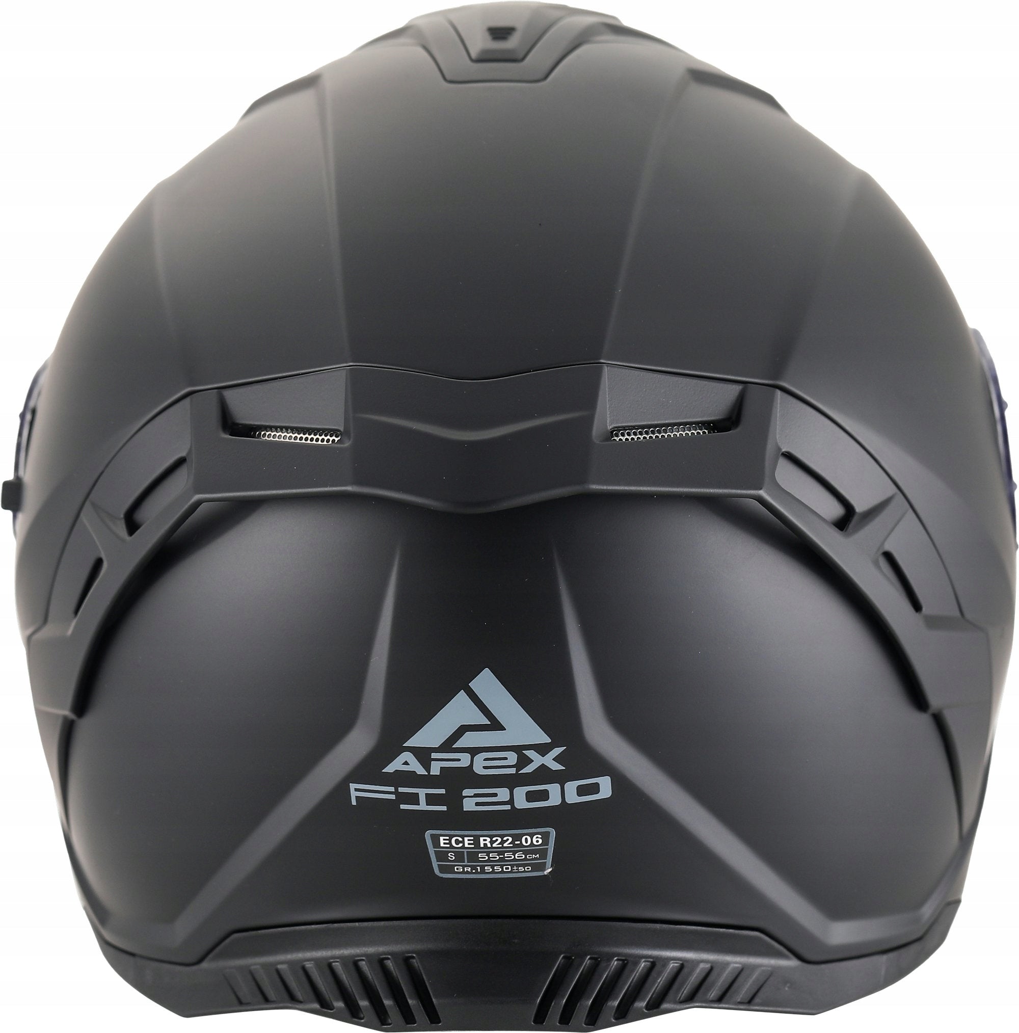 Motorcycle Helmet, Integral Apex FI200, Size L, Black Mat Manufacturer no brand