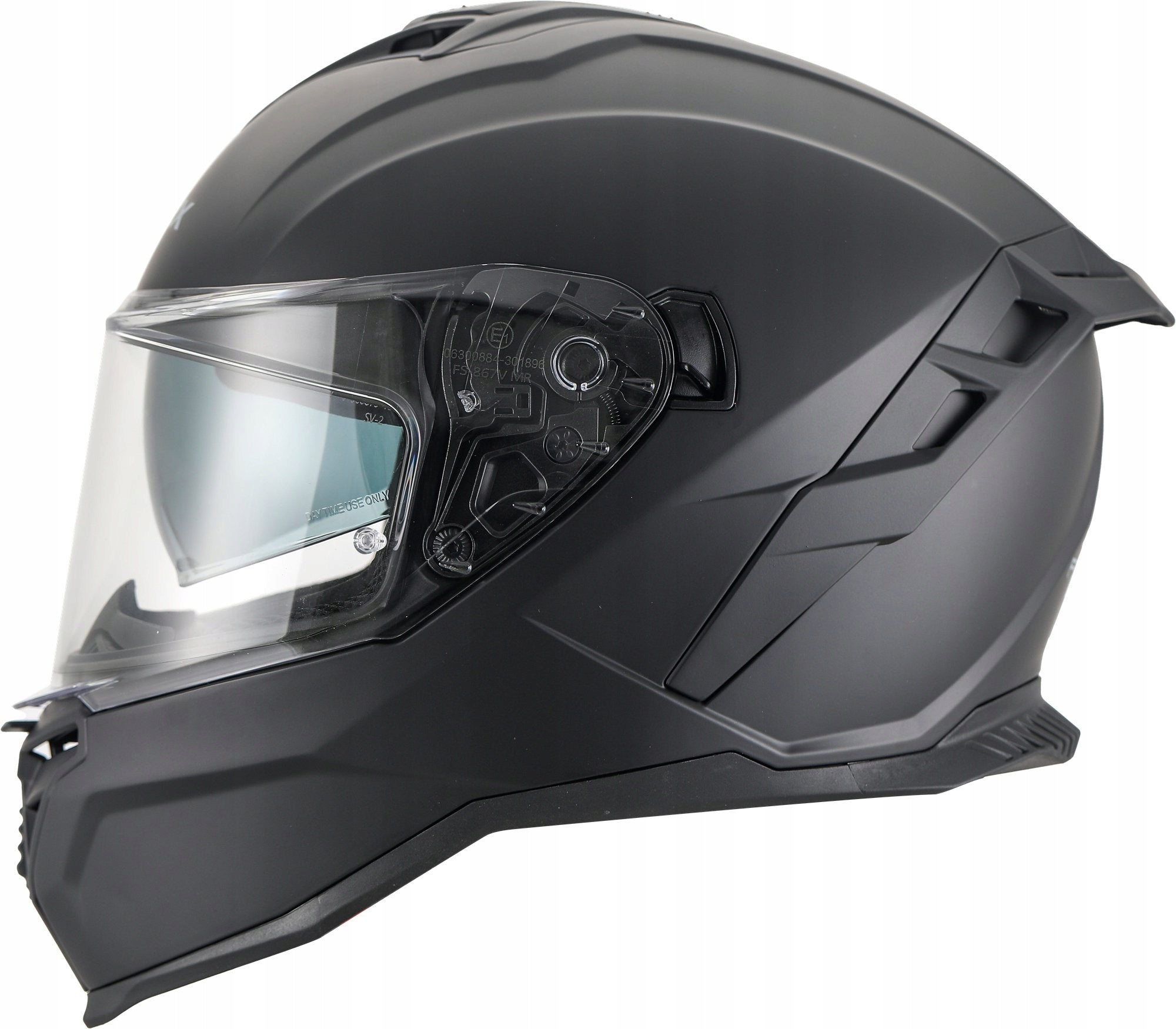 Motorcycle Helmet, Integral Apex FI200, Size L, Black Mat