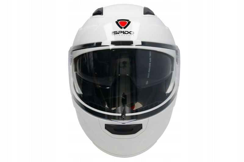 Motorcycle Helmet Jaw ISPIDO Falcon white size L Size L