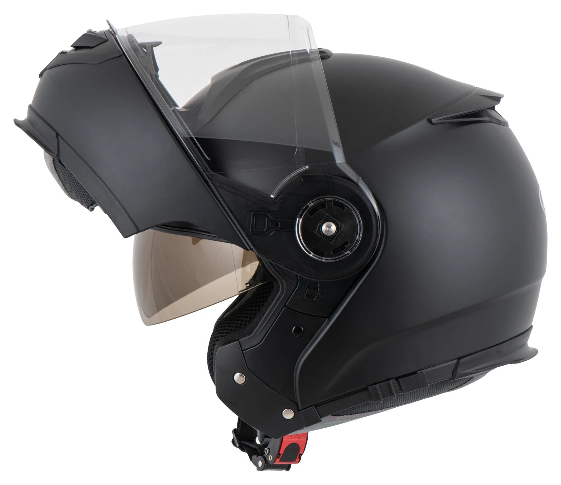Motorcycle Helmet Jaw Polycarbonate ABS MTR Evo Black Mat r. L