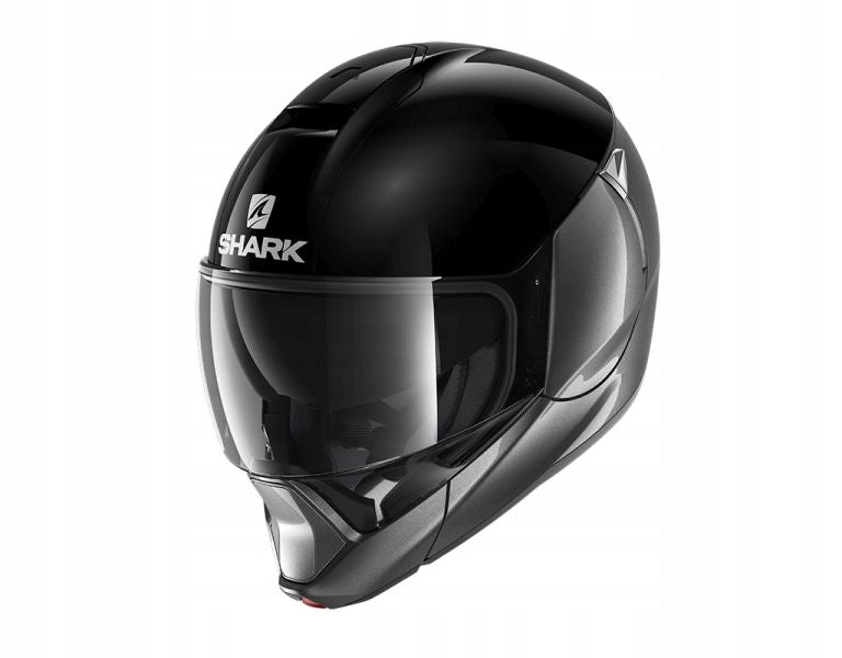 Motorcycle Helmet Jaw SHARK EVOJET DUAL black/matte/grey Roz XS