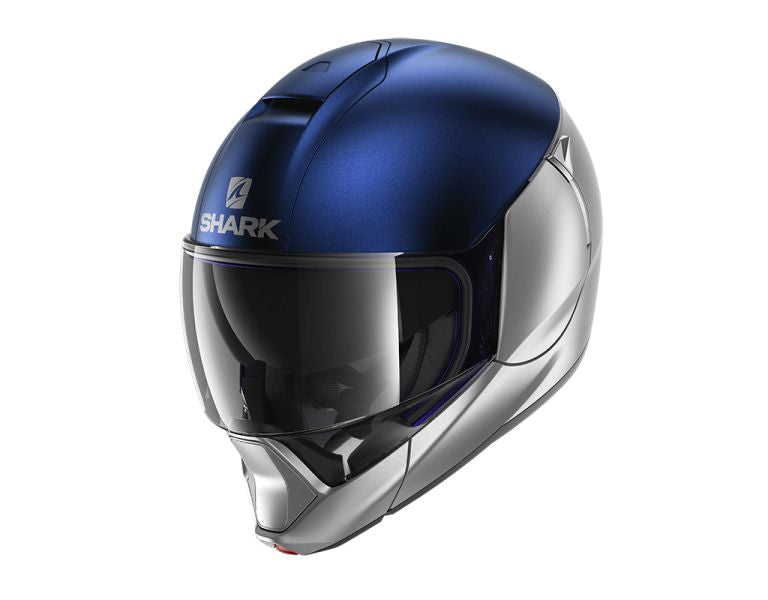 Motorcycle Helmet Jaw SHARK EVOJET DUAL matt/blue/grey Roz XS