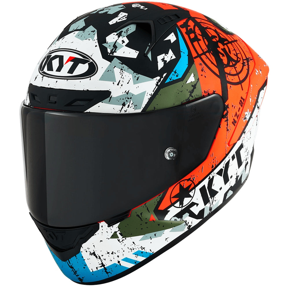Motorcycle Helmet KYT NZ-RACE BLAZING red L