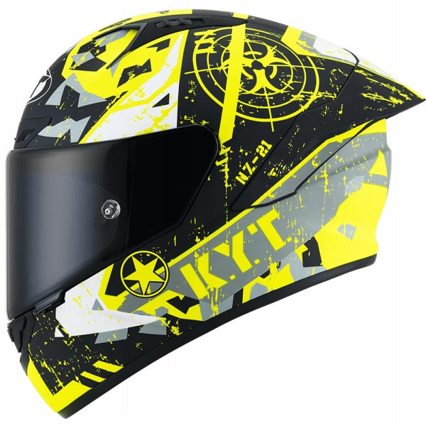Motorcycle Helmet KYT NZ-RACE BLAZING yellow - L