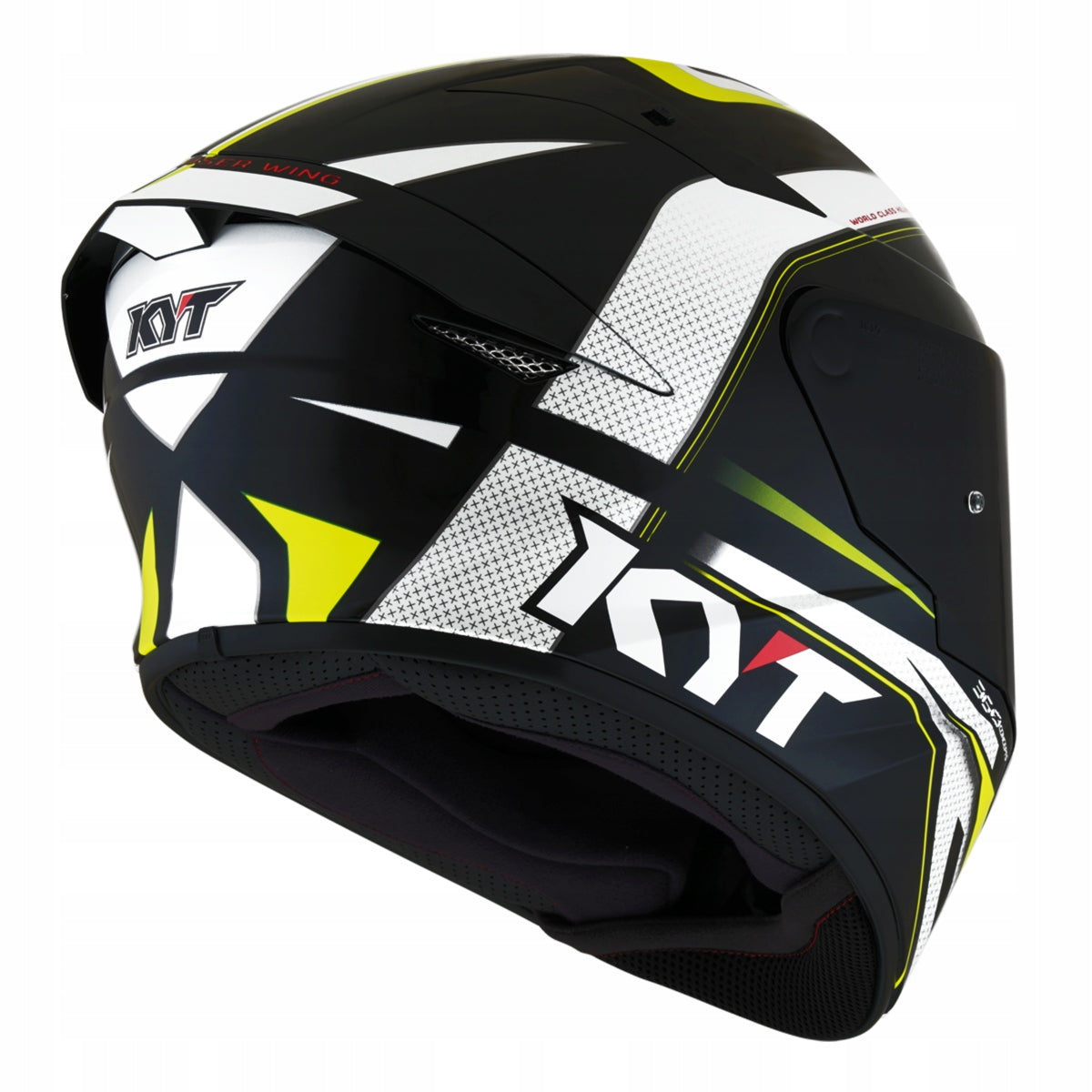 Motorcycle Helmet KYT TT-COURSE GRAND PRIX black/yellow 2XL Size XXL