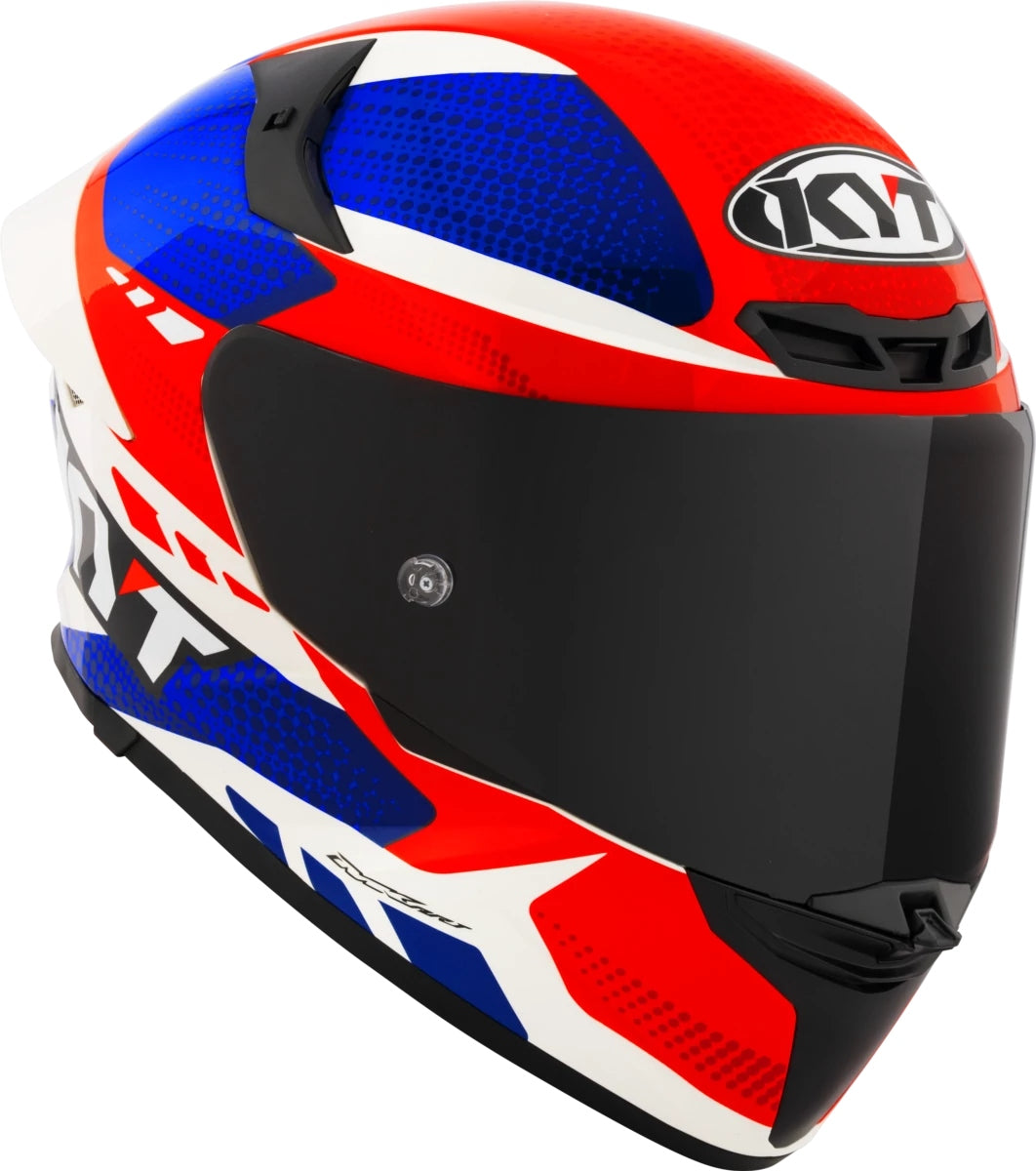 Motorcycle Helmet KYT TT-REVO GEAR Blue/Red S Size S