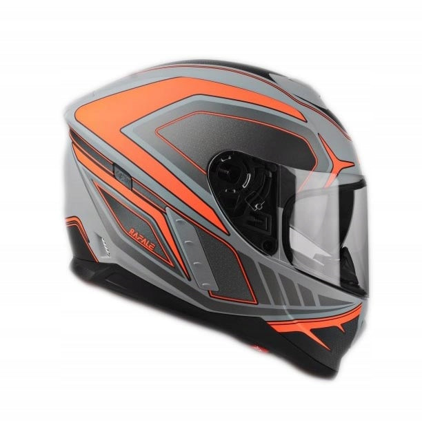 Motorcycle Helmet LAZER RAFALE Hexa (Titanium Grey - Red - Mat S Manufacturer Lazer