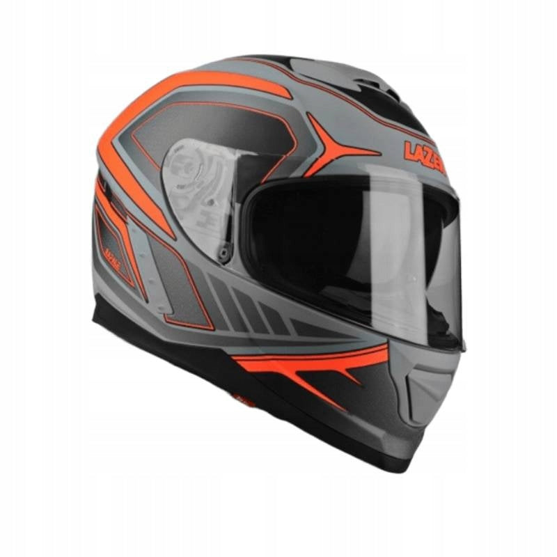 Motorcycle Helmet LAZER RAFALE Hexa (Titanium Grey - Red - Mat S