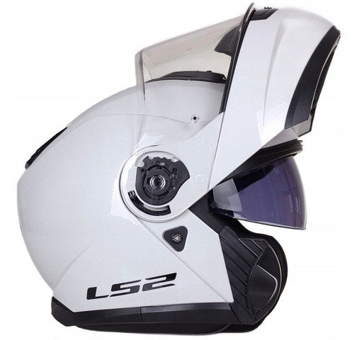 Motorcycle Helmet LS2 FF908 STROBE II Jaw White Gloss Size XS Manufacturer LS2