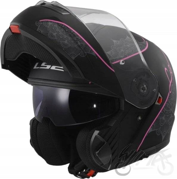 Motorcycle Helmet LS2 FF908 STROBE II LUX M.BLACK PINK-06 S Packaging status original