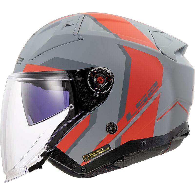 Motorcycle Helmet LS2 | INFINITY II FOCUS | Open Scooter Helmet | OF603 Manufacturer's catalog number AK3660323314
