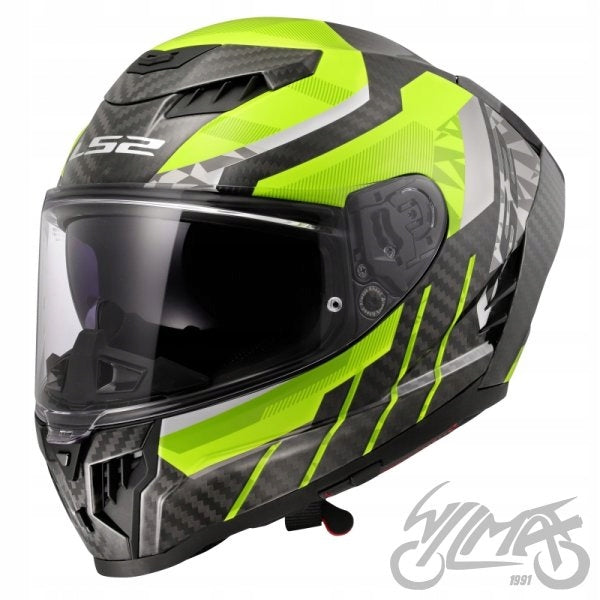 Motorcycle Helmet LS2 Integral | Dragon TRAX H-VIS Yellow | FF807 EAN (GTIN) 6942141778254